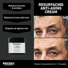 Brickell Men's Resurfacing Anti-Aging Face Cream – Natural & Organic Vitamin C Moisturizer for Wrinkles, 2oz, Scented