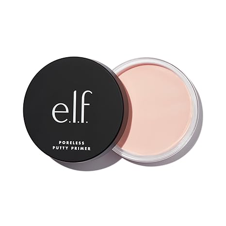 e.l.f. Poreless Putty Primer, Silky & Lightweight for Flawless, All-Day Wear, Minimizes Pores & Hydrates, Ideal for All Skin Types, 0.74 Fl Oz