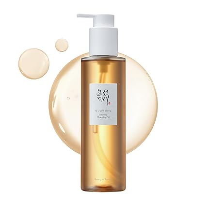 Beauty of Joseon Ginseng Cleansing Oil - Waterproof Makeup Remover for Sensitive, Acne-Prone Skin, Korean Skincare for Men & Women, 210ml (7.1 fl. oz)