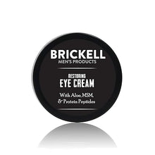 Brickell Men's Restoring Under Eye Cream: Natural & Organic Anti-Aging Balm to Reduce Puffiness, Wrinkles, Dark Circles & Bags (0.5 oz, Unscented).