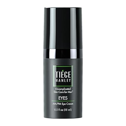 Tiege Hanley Men’s EYES Under Eye Cream – Reduces Dark Circles, Puffiness & Wrinkles, 0.5 oz