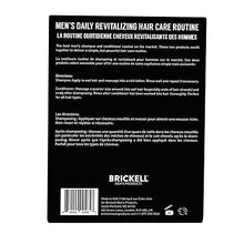 Brickell Men's Daily Revitalizing Hair Care Set: Mint & Tea Tree Shampoo and Strengthening Conditioner, Natural & Organic, Gift Set for Men.