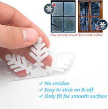 LUDILO 135-Piece Christmas Window Clings, Snowflake Static Decals for Holiday Window Decorations, Xmas Party & Thanksgiving Décor