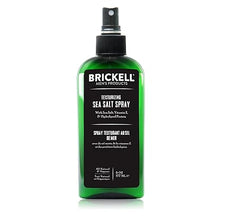 Brickell Men's Texturizing Sea Salt Spray: Natural & Organic, Alcohol-Free Spray to Lift and Texturize Hair for Beach or Surfer Style (6 oz).