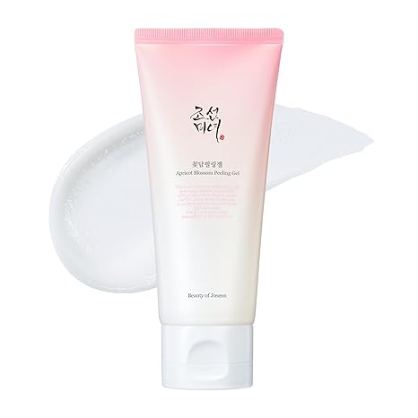 Beauty of Joseon Apricot Blossom Peeling Gel, Soft Exfoliating Scrub for Face & Body, Removes Dead Skin Cells, 100ml / 3.38 fl.oz, Suitable for All Skin Types