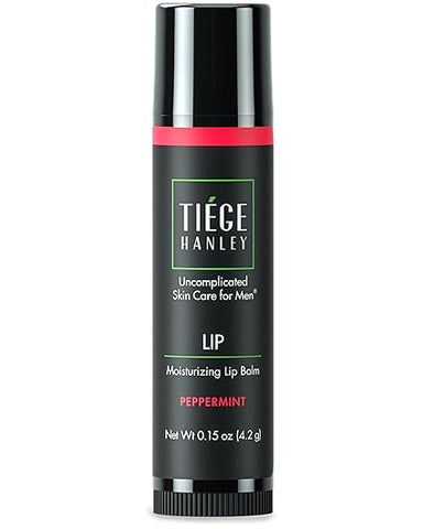 Tiege Hanley Hydrating Peppermint Lip Balm – Moisturizing Treatment for Dry, Cracked Lips