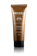 Brickell Men's Exfoliating Body Wash – Natural and Organic Scrub & Gel Cleanser for Fresh, Clear Skin, 8 oz, Mint Scented