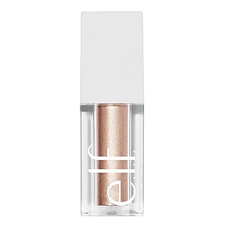 e.l.f. Liquid Metallic Eyeshadow, Gel Formula for Bold, Multi-Dimensional Color, One-Swipe Coverage, Vegan & Cruelty-Free, Moon, 0.1 Fl Oz