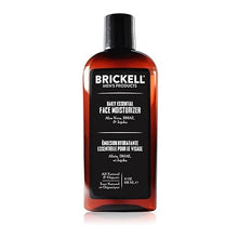 Brickell Men's Daily Essential Face Moisturizer: Natural & Organic Fast-Absorbing Lotion with Hyaluronic Acid, Green Tea, and Jojoba (4 oz, Unscented).