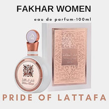 Lattafa Fakhar Eau de Parfum for Women, 3.4 oz Spray