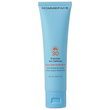 HOMMEFACE Everyday Sun Defense SPF 30 (2.02 fl. oz.): Mineral Sunscreen & Moisturizer, Non-Greasy, Reef-Safe