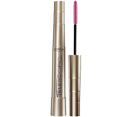 L'Oreal Paris Makeup Telescopic Original Lengthening Mascara - Blackest Black, 0.27 Fl Oz (1 Count)