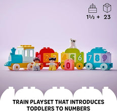 LEGO DUPLO My First Number Train Toy – Educational Building Set for Toddlers, Ages 1.5-3, Featuring Numbers and Bricks for Early Learning, Ideal for Preschool Boys and Girls, Activity Set 10954.