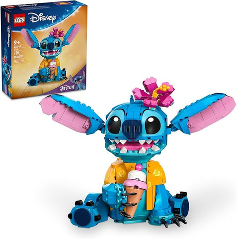 LEGO Disney Stitch Building Set, 9+ Years, Buildable Figure with Ice Cream Cone, Lilo & Stitch Movie Fans Toy Gift for Boys and Girls, Set 43249