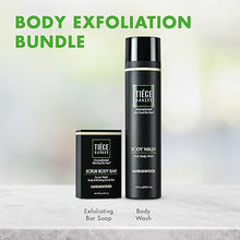 Tiege Hanley Men's Body Soap & Body Wash Set – Exfoliating Scrub Bar with Activated Charcoal, Hydrating & Moisturizing Shower Soap for Men, Gently Removes Dirt