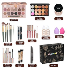 Makeup Kit for Women & Teens: Complete Makeup Set with Eyeshadow Palette, Foundation, Concealer, Lip Gloss, and More.