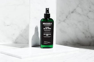 Brickell Men's Texturizing Sea Salt Spray: Natural & Organic, Alcohol-Free Spray to Lift and Texturize Hair for Beach or Surfer Style (6 oz).