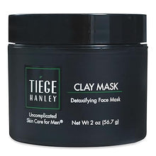 Tiege Hanley Men’s Detoxifying Clay Mask (2 oz) – Charcoal & Kaolin Clay for Deep Pore Cleansing, Oil Absorption & Pore Minimization