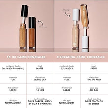 e.l.f. Hydrating Camo Concealer, Full Coverage & Long-Lasting, Conceals, Corrects & Hydrates, Satin Finish, Light Sand, 0.20 Fl Oz