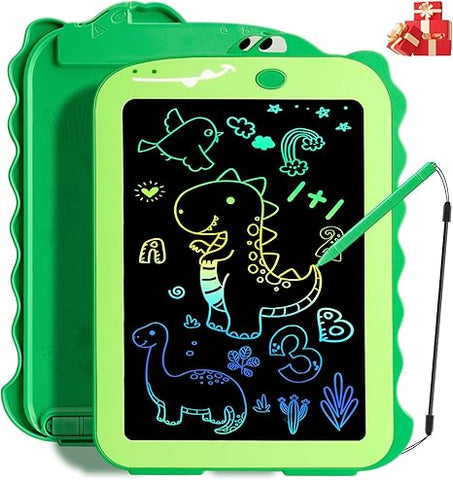 LCD Writing Tablet for Kids – 8.5-Inch Colorful Doodle Pad, Educational Drawing Board for Toddlers and Children Ages 2-8, Dinosaur-Themed Toy, Perfect for Birthdays and Christmas Gifts