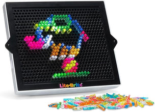 Lite Brite Classic - Retro Art Creation Toy with Light, STEM Educational Fun, Perfect Gift for Boys and Girls Ages 4+, Ideal for Holidays and Birthdays.