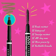 NYX PROFESSIONAL MAKEUP Micro Brow Pencil - Black Precision Eyebrow Pencil