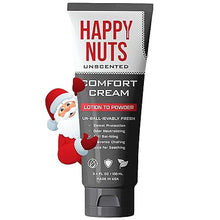 HAPPY NUTS Comfort Cream Deodorant for Men: Aluminum-Free Anti-Chafing Sweat & Odor Defense for Private Areas (3.4 oz, Unscented).