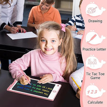 Hockvill LCD Writing Tablet for Kids – 8.8-Inch Drawing Pad, Pink Doodle Board for Girls and Boys Ages 3-8, Travel-Friendly Educational Toy, Perfect Christmas and Birthday Gift