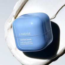 LANEIGE Water Bank Blue Hyaluronic Intensive Moisturizer with Peptides & Squalane nourishes and boosts the skin barrier, ideal for eczema-prone skin, and combats dryness.