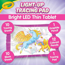 Crayola Light-Up Tracing Pad – Pink, Kids Art Kit with Light Box for Tracing and Drawing, Creative Activity Set for Boys and Girls Ages 6+, Perfect Holiday or Birthday Gift [Amazon Exclusive]