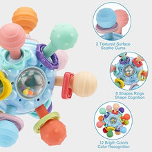 TOHIBEE Baby Montessori Sensory Toys – Food-Grade Teething Toys for Babies 0-18 Months, Developmental Learning Toys for Newborns and Infants, Perfect Gift for Boys and Girls.