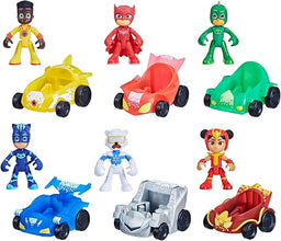 PJ Masks Power Heroes Racer Set with 6 Action Figures and 6 Vehicles, Preschool Toy for Kids 3+, Amazon Exclusive