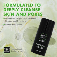 Tiege Hanley Salicylic Acid Cleanser for Men – Gentle Acne Face Wash, Clears Skin, Prevents Breakouts, Controls Oil, Minimizes Blackheads & Reduces Pore Size