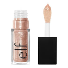 e.l.f. Glow Reviver Lip Oil, Hydrating & Nourishing with High-Shine Glimmer & Sheer Color, Minty Scent, Non-Sticky, Vegan & Cruelty-Free, Crystal Baller