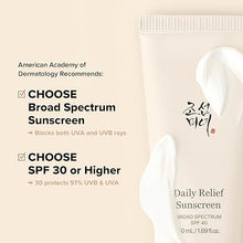 Beauty of Joseon Daily Relief Sunscreen, Broad Spectrum SPF 40 with Moisturizing Formula for Face, 50ml / 1.69 fl.oz