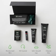 Tiege Hanley Men's Skincare Gift Set, Bronze – Includes Face Wash, SPF 20 Moisturizing Facial Lotion, Exfoliating Body Scrub Bar, and Moisturizing Lip Balm