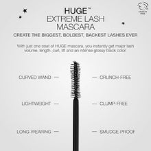 stila HUGE Extreme Lash Mascara, Intense Black: Volume, Length, Curl, Lift, No Clumps or Smudges, Lightweight & Long-Lasting Formula (0.44 Fl. Oz.).