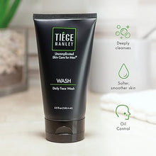 Tiege Hanley Daily Men’s Face Wash (5.5 oz) – Fragrance-Free Cleanser for Dry & Sensitive Skin, Hydrates & Softens