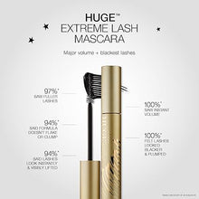 stila HUGE Extreme Lash Mascara, Intense Black: Volume, Length, Curl, Lift, No Clumps or Smudges, Lightweight & Long-Lasting Formula (0.44 Fl. Oz.).