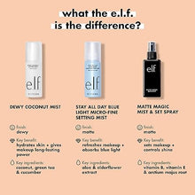 e.l.f. Matte Magic Mist & Set, Long-Lasting, Mattifying & Hydrating Setting Spray, Controls Shine & Refreshes, 2.0 Fl Oz