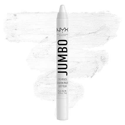 NYX PROFESSIONAL MAKEUP Jumbo Eye Pencil - Milk (White) Blendable Eyeshadow Stick & Eyeliner Pencil