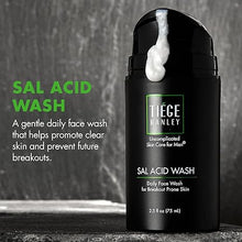 Tiege Hanley Salicylic Acid Cleanser for Men – Gentle Acne Face Wash, Clears Skin, Prevents Breakouts, Controls Oil, Minimizes Blackheads & Reduces Pore Size