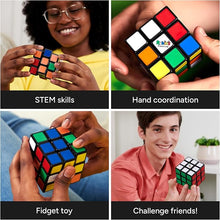 Rubik's Cube – The Original 3x3 Puzzle, Brain Teaser Fidget Toy for Stress Relief, Travel Game for Kids and Adults Ages 8+