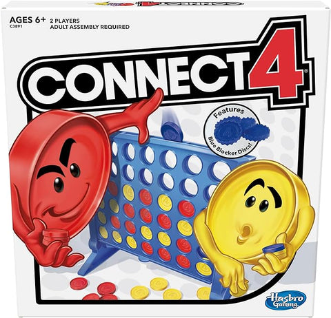 Hasbro Gaming Connect 4 Strategy Board Game for Kids | 2-Player Fun for Boys & Girls Ages 6+ | Classic Family Game (Amazon Exclusive)