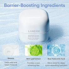 LANEIGE Water Bank Blue Hyaluronic Gel Moisturizer with Mint Extract – Hypoallergenic & Dermatologist-Tested for Hydration