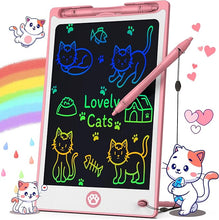 Hockvill LCD Writing Tablet for Kids – 8.8-Inch Drawing Pad, Pink Doodle Board for Girls and Boys Ages 3-8, Travel-Friendly Educational Toy, Perfect Christmas and Birthday Gift