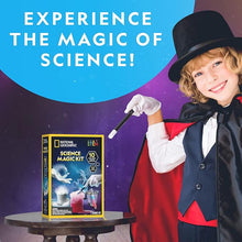 NATIONAL GEOGRAPHIC Magic Chemistry Set – Science Kit with 10 Fun Magic Tricks, STEM Projects, and Experiments for Kids Ages 8-12, Perfect Gift for Boys and Girls (Amazon Exclusive)