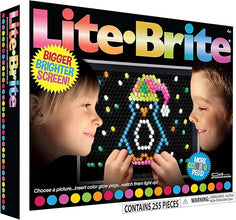 Lite Brite Ultimate Value Retro Toy – 12 Seasonal Templates, Peg Pouch, Light-Up Creative Activity, STEM Educational Toy for Kids Ages 4+, Amazon Exclusive Gift for Girls and Boys