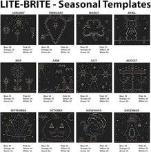 Lite Brite Ultimate Value Retro Toy – 12 Seasonal Templates, Peg Pouch, Light-Up Creative Activity, STEM Educational Toy for Kids Ages 4+, Amazon Exclusive Gift for Girls and Boys