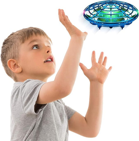 Force1 Scoot Hand Operated Drone - Motion sensor mini drone for kids and adults, hands-free flying ball UFO toy, perfect for indoor play. Ideal for boys and girls, this small drone offers easy control and hours of fun.